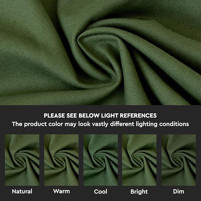 Encasa XO Throw Pillow Covers 24x24 in Set of 2 Leaf Green | No Inserts | Cotton Pillow Covers for Living Room, Bed, Sofa, Couch | Decorative Cushion Covers with Improved Zipper