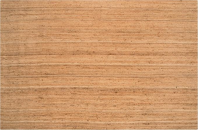 Hausattire Hand Woven Jute Braided Rug, 5'x8' – Natural, Reversible Boho Entry Area Rugs for Kitchen, Living Room I Farmhouse Indoor Outdoor Decorative Floor Rug, 60x96 Inches