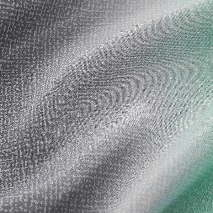 XiDi Curtains for Bedroom Decor, Rainbow Green LightgreyGrey34/45/1