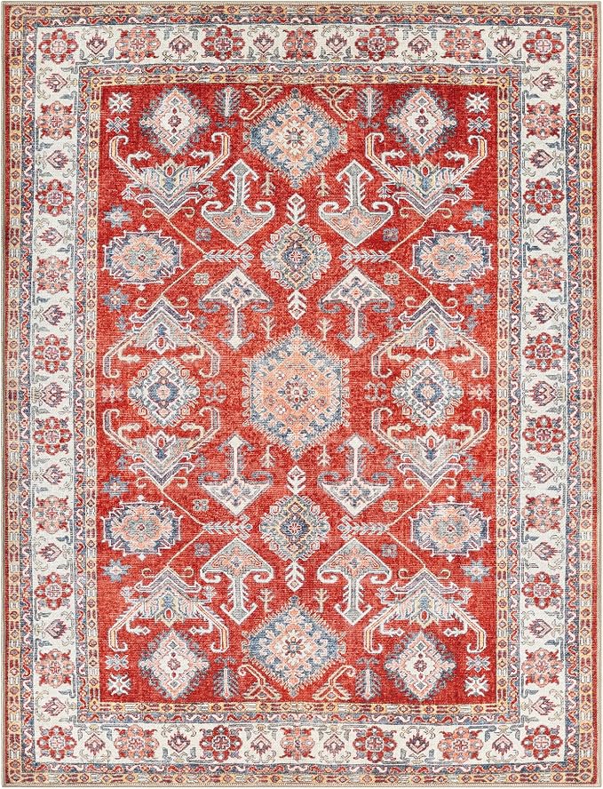 Keen Home Design 36"x60" Rug - Machine Washable Entry Rug with Non-Slip Backing, Ideal for Enteryway, Kitchen, Bathroom, Laundry Room - Vintage, Easy Clean, Durable, Low Pile - (3' x 5')