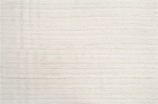 Hausattire Hand Woven Jute Braided Rug, 3'x5' – Off White, Reversible Boho Entry Area Rugs for Kitchen, Living Room I Farmhouse Indoor Outdoor Decorative Floor Rug, 36x60 Inches