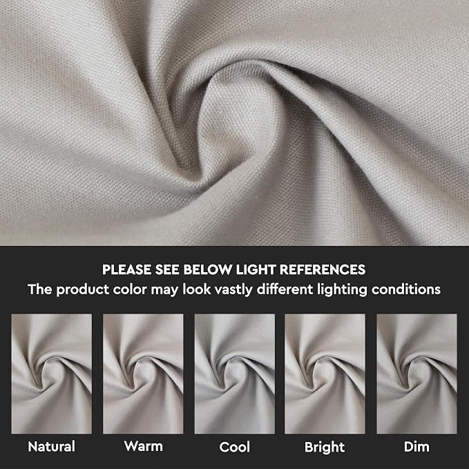 Encasa XO Throw Pillow Covers 24x24 in Set of 4 Light Grey | No Inserts | Cotton Pillow Covers for Living Room, Bed, Sofa, Couch | Decorative Cushion Covers with Improved Zipper
