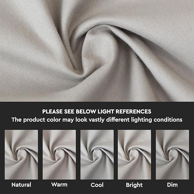 Encasa XO Throw Pillow Covers 20x20 in Set of 2 Light Grey | No Inserts | Cotton Pillow Covers for Living Room, Bed, Sofa, Couch | Decorative Cushion Covers with Improved Zipper