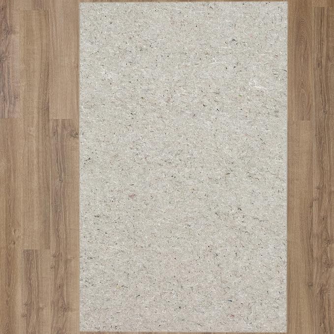 Mohawk Home Felt Rug Pad 10' x 14' - 1/4 Inch Thick Cushion for Area Rugs, Protective Underlay for Hardwood Floors, Comfort and Insulation – Felt Only Pad