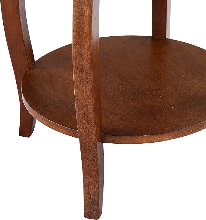 Powell Furniture Powell Hazelnut Round Shelf Table,, 18"L x 18"W x 24"H