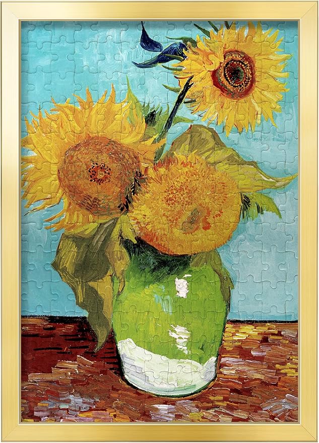 LaVie Home 19.25x26.75 Picture Frame, Large Poster Frame with High Definition Plexiglass, Horizontal or Vertical Wall Gallery Poster Frames Suitable for Photos, Artworks, Posters,Puzzle, Gold 1pc