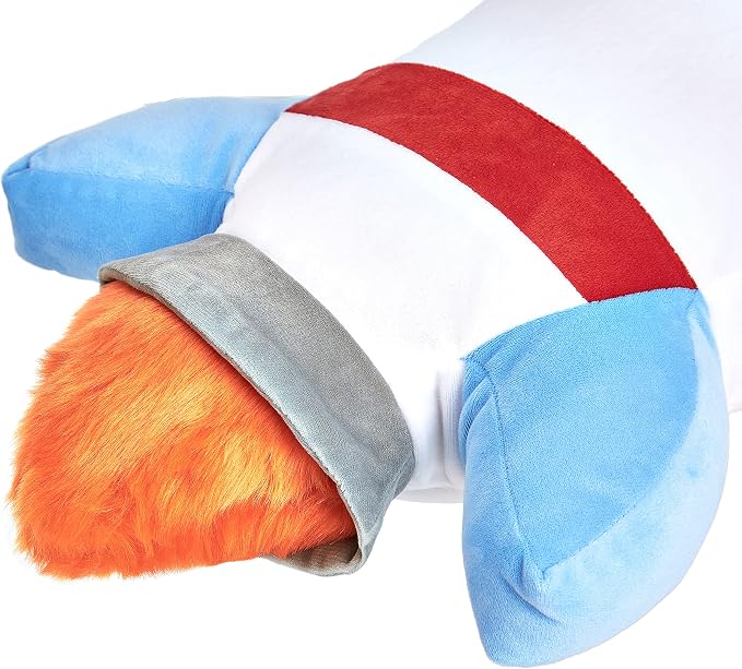 Amazon Basics Kids Space Rockets Decorative Pillow, Ultra-Soft Bedroom Décor, Spaceship Theme, 16.5" x 4", Polyester