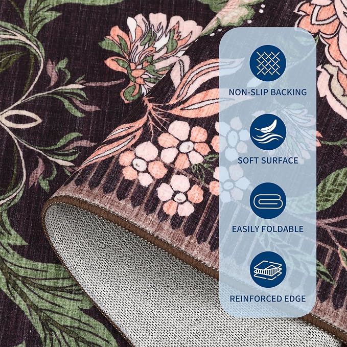 GarveeHome Washable Area Rugs