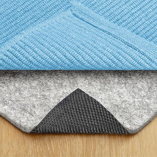 RUGPADUSA - Dual Surface - 9'x11' - 1/4" Thick - Felt + Rubber - Non-Slip Backing Rug Pad - Safe for All Floors