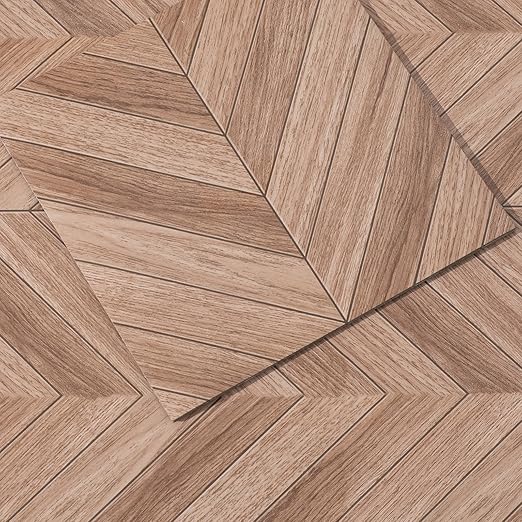 Peel and Stick Floor Tile, 20-Pack 12" x 12" Herringbone Wood Look Waterproof Self-Adhesive Vinyl Flooring, Easy DIY for Bedroom, Kitchen, Living Room, RV, Cover 20 Sq. Brown