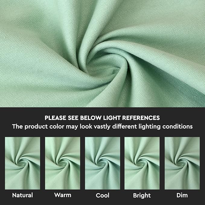 Encasa XO Throw Pillow Covers 20x20 in Set of 2 Mint Green | No Inserts | Cotton Pillow Covers for Living Room, Bed, Sofa, Couch | Decorative Cushion Covers with Improved Zipper