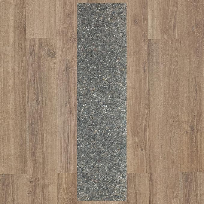 Mohawk Home Non Slip Rug Pad 2' 6" x 8' - 1/2" Thick Felt + Latex Rubber Gripper - Dual Surface Cushion for Hardwood, Carpet, Tile Floors, Made in USA