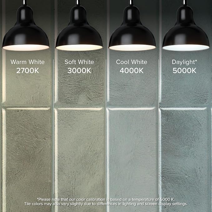 Smart Tiles Peel and Stick backsplash, Stacked Frost Gray, 11.43"x9" | Pack of 5 (3.5 sq ft), Glossy, Heat/Moisture Resistant, Low VOC, Kitchen/Bathroom, Renter Friendly, Made in Canada