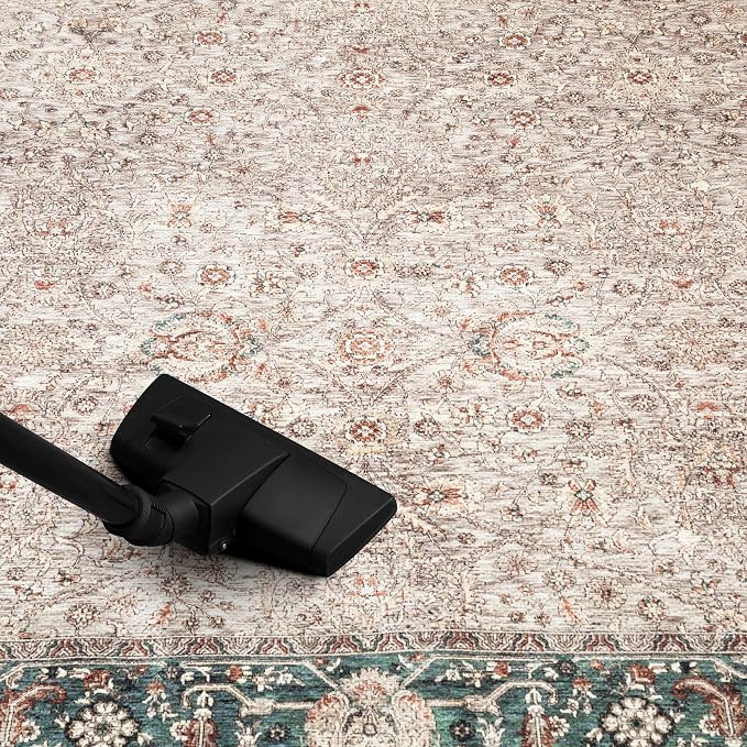 Keen Home Design 24"x36" Rug - Machine Washable Entry Rug with Non-Slip Backing, Ideal for Enteryway, Kitchen, Bathroom, Laundry Room - Vintage, Easy Clean, Durable, Low Pile - (2' x 3')