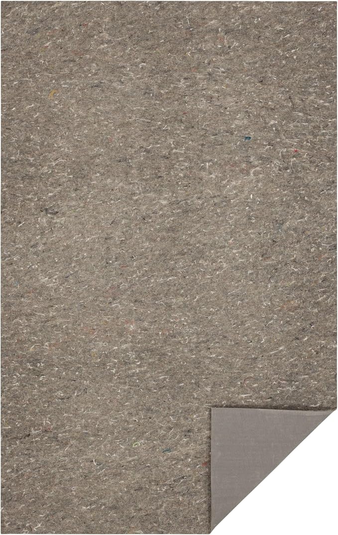 Mohawk Home Non Slip Rug Pad 2' x 3' - 3/8" Thick Felt + Latex Rubber Gripper - Dual Surface Cushion for Hardwood, Carpet, Tile Floors, Made in USA