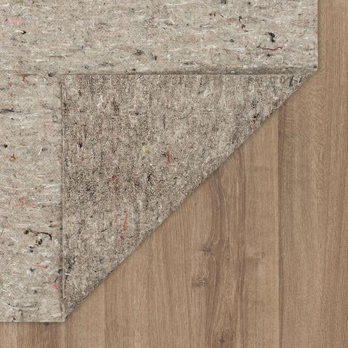 Mohawk Home Felt Rug Pad 10' x 13' - 1/4 Inch Thick Cushion for Area Rugs, Protective Underlay for Hardwood Floors, Comfort and Insulation – Felt Only Pad