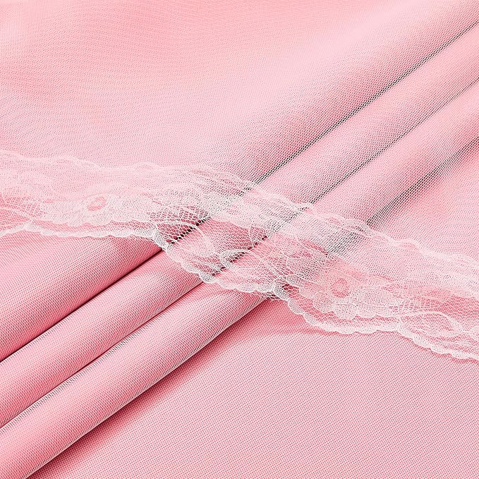 XiDi 100% Blackout Pink Girls Curtains for Bedroom 63 Inches Long 2 Panels Nursery Curtains with Sheer Overlay Kids Princess Room Decor Soundproof Light Blokc Grommet Window Drapes Pink 52W x 63L