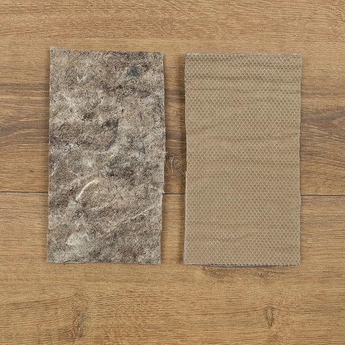 Mohawk Home Non Slip Rug Pad 7' x 10' - 3/8" Thick Felt + Latex Rubber Gripper - Dual Surface Cushion for Hardwood, Carpet, Tile Floors, Made in USA