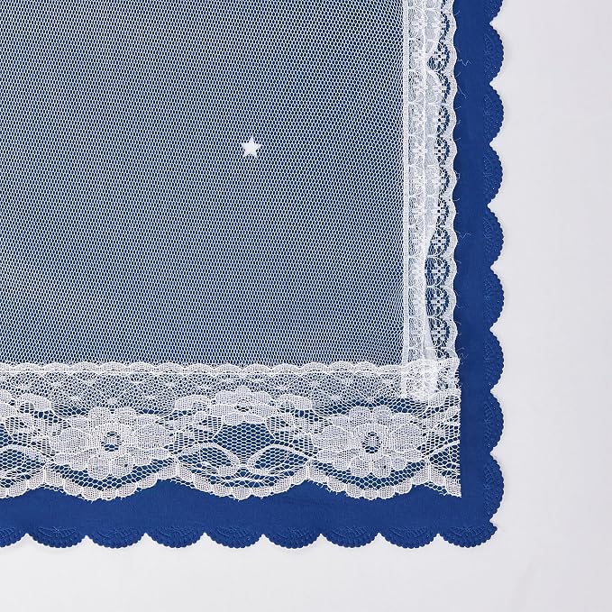 XiDi Blackout Curtains for Bedroom & Living Room - Double Layer, 84 Inch Long Navy Blue Unicorn Curtains for Kids & Girls Room